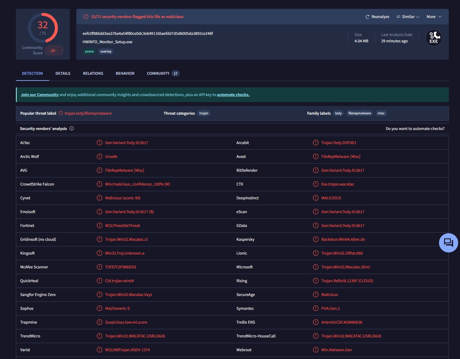Trang web CPUID bị hack, file HWMonitor và CPU-Z tải về chứa mã độc - Ảnh 2.