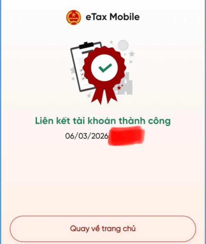 Hướng dẫn liên kết tài khoản ngân hàng với Etax Mobile- Ảnh 6.