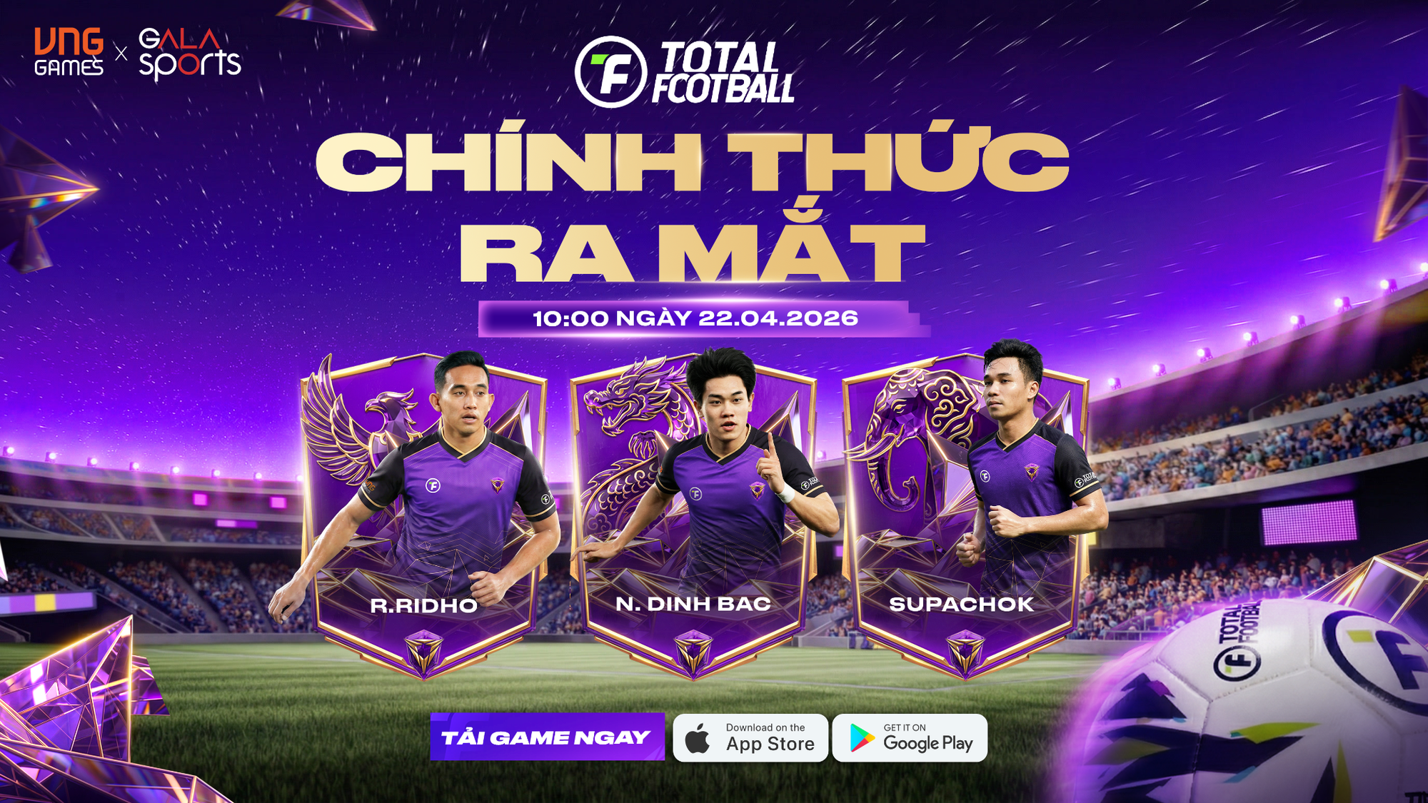 Total Football VNG chính thức ra mắt cộng đồng game thủ Đông Nam Á - Ảnh 1.